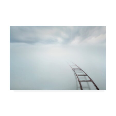 Trademark Fine Art Joaquin Guerola 'Railway' Canvas Art, 22x32 1X10138-C2232GG